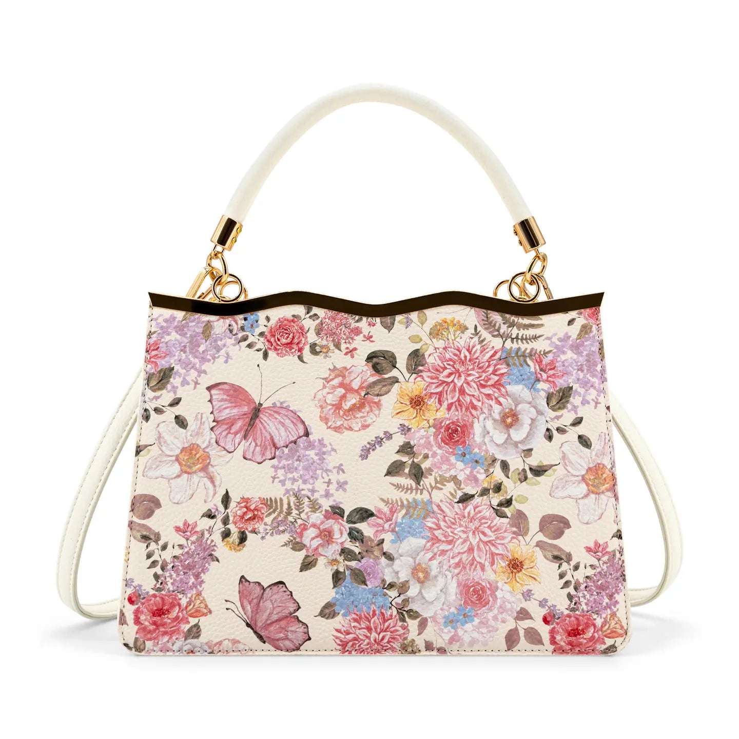 Amelie Floral Garden Bow Crossbody