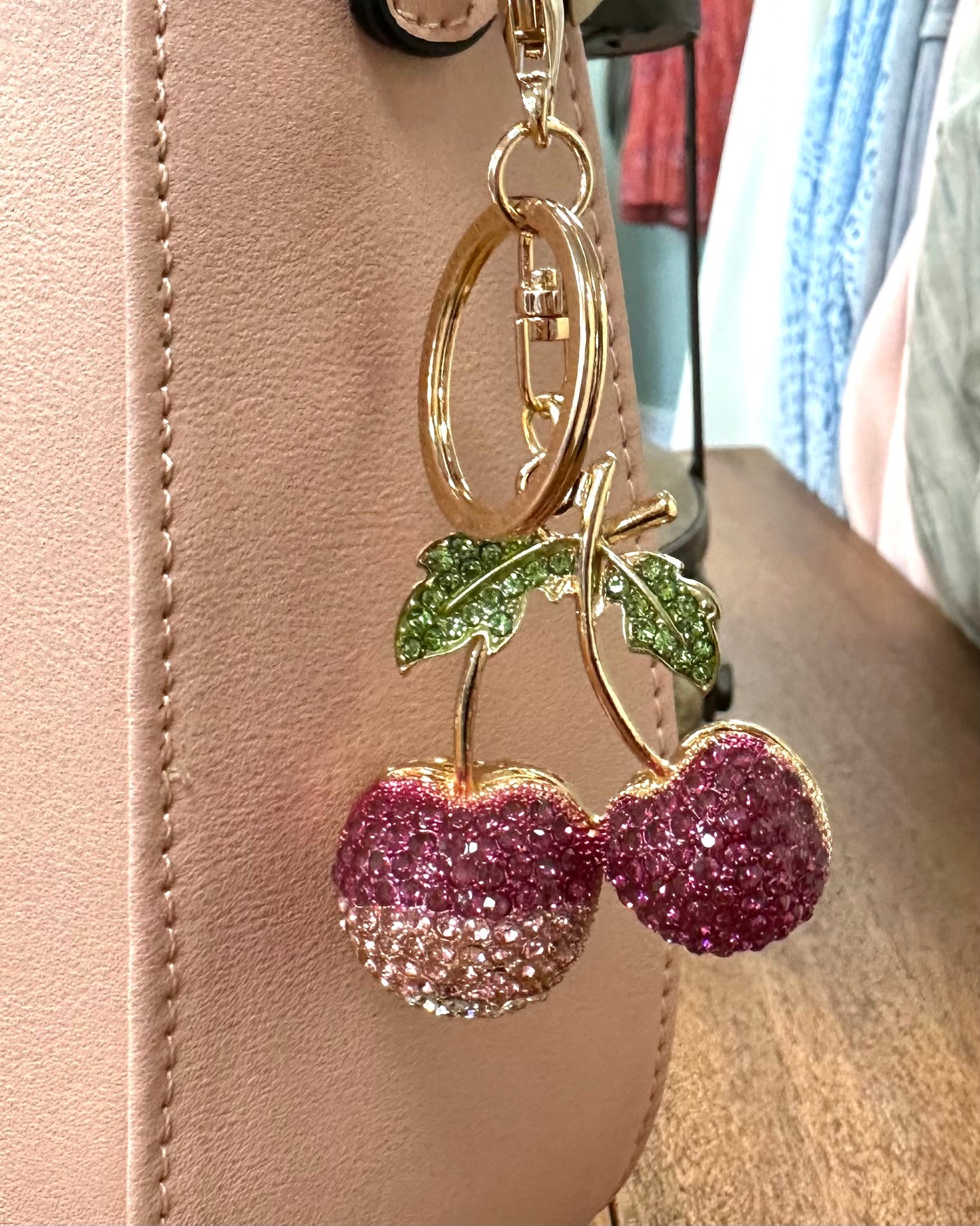 Cherry Bag Charm