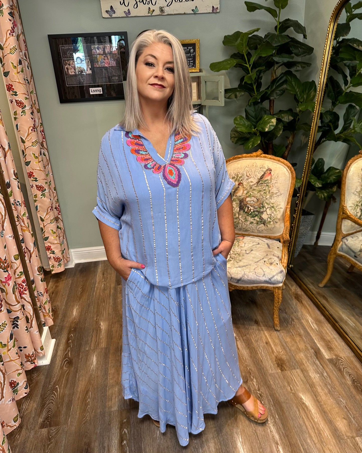 Camelia Set - Bleu