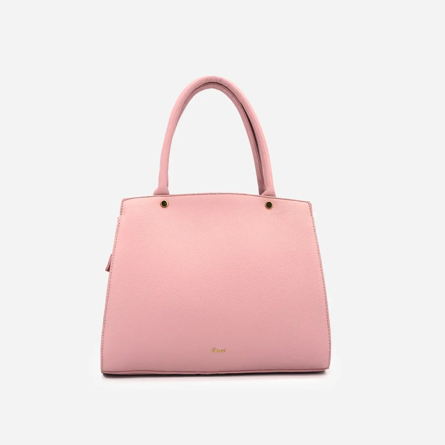 Elegance Large Bow Handbag - Blush