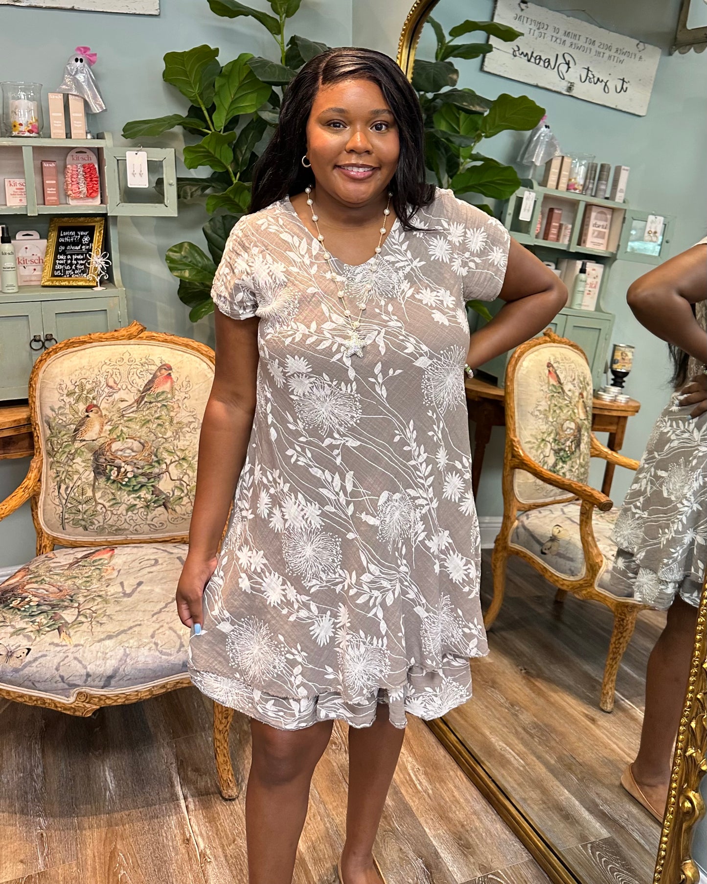 Linen Dandelion Dress