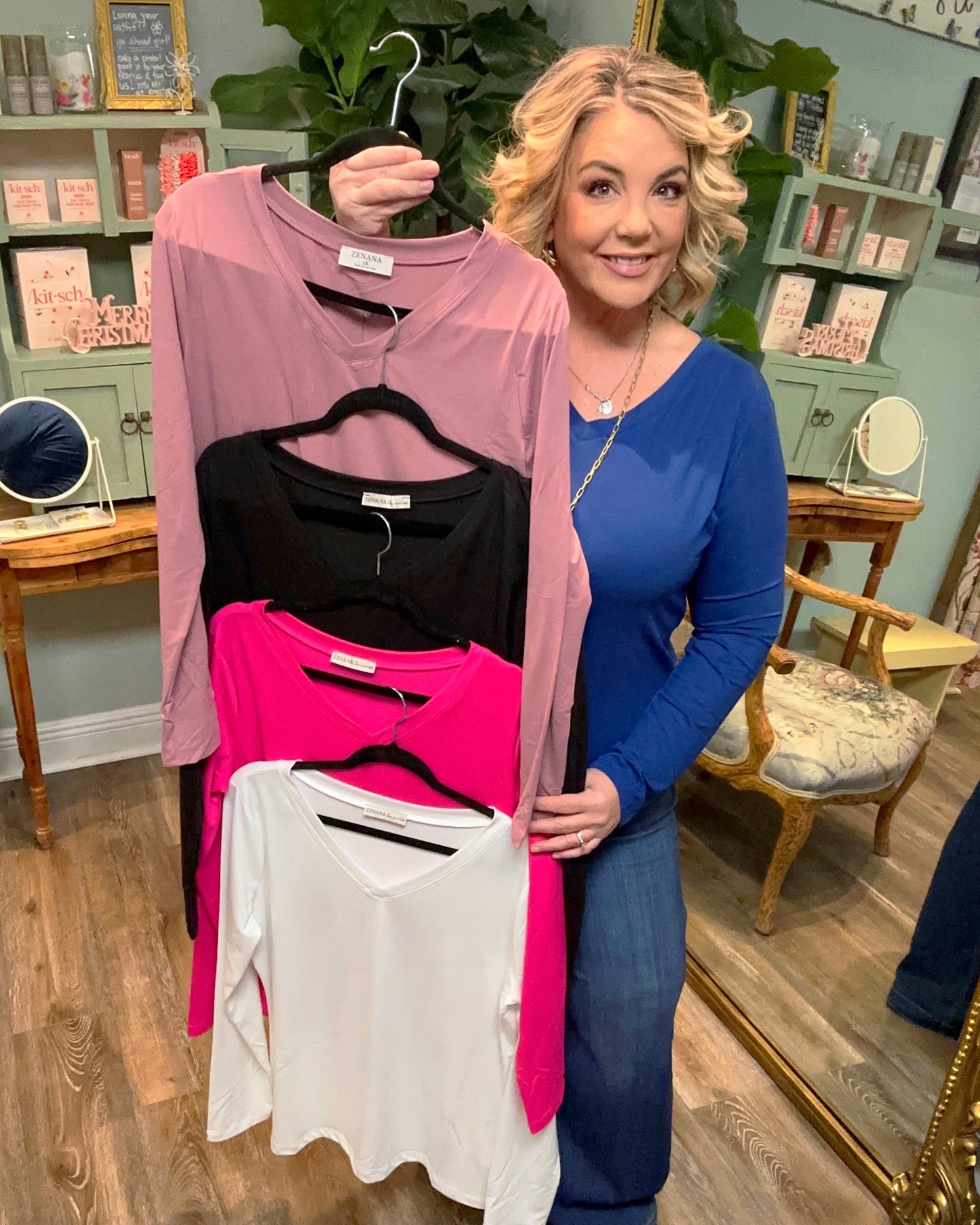 Buttery Soft Long Sleeve V-neck