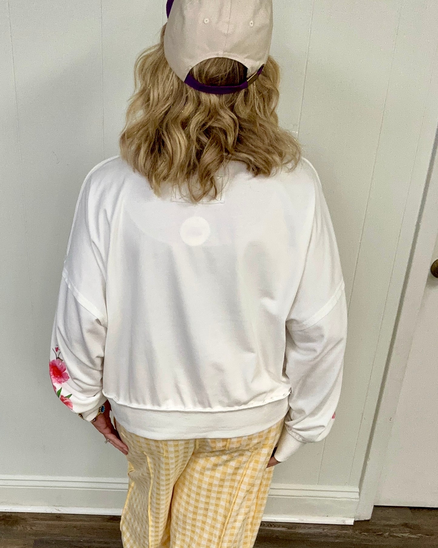Vintage Floral Pullover