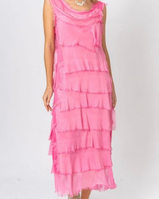 Long Ruffle Dress