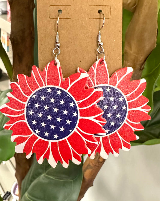 Floral Flag Earrings