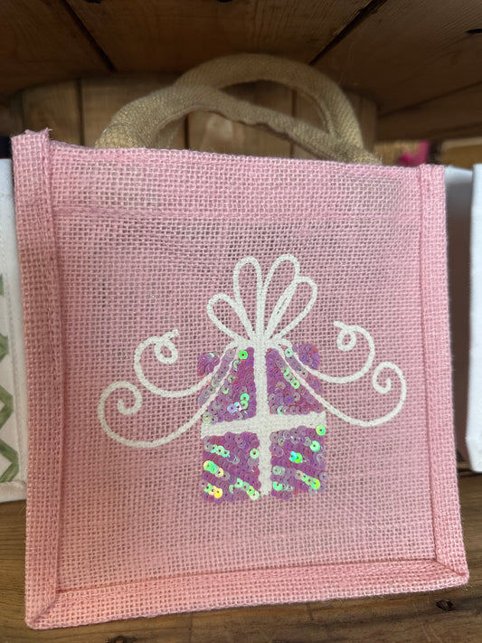 Glitzy Present Small Tote