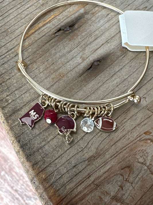 MSU Charm Bracelet