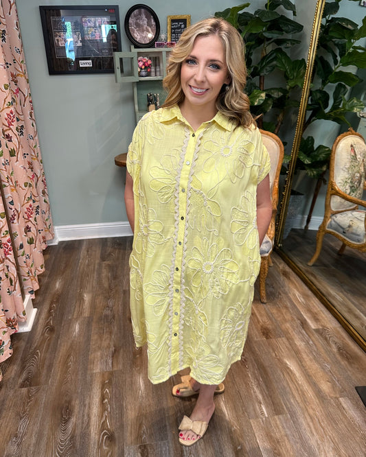 Bella Dress - Yellow