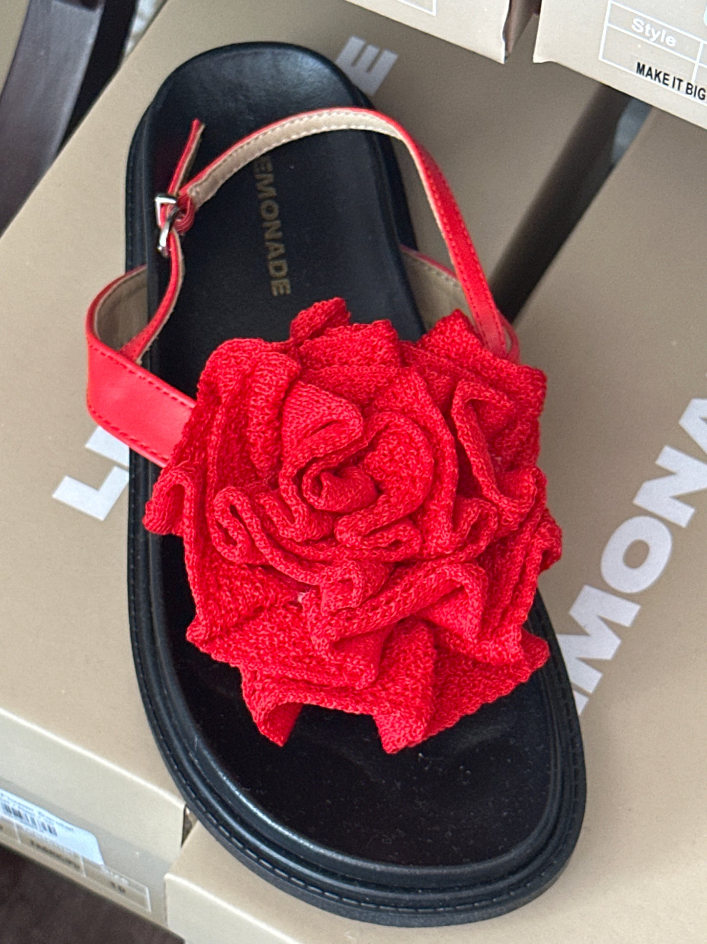 Crochet Flower Sandal
