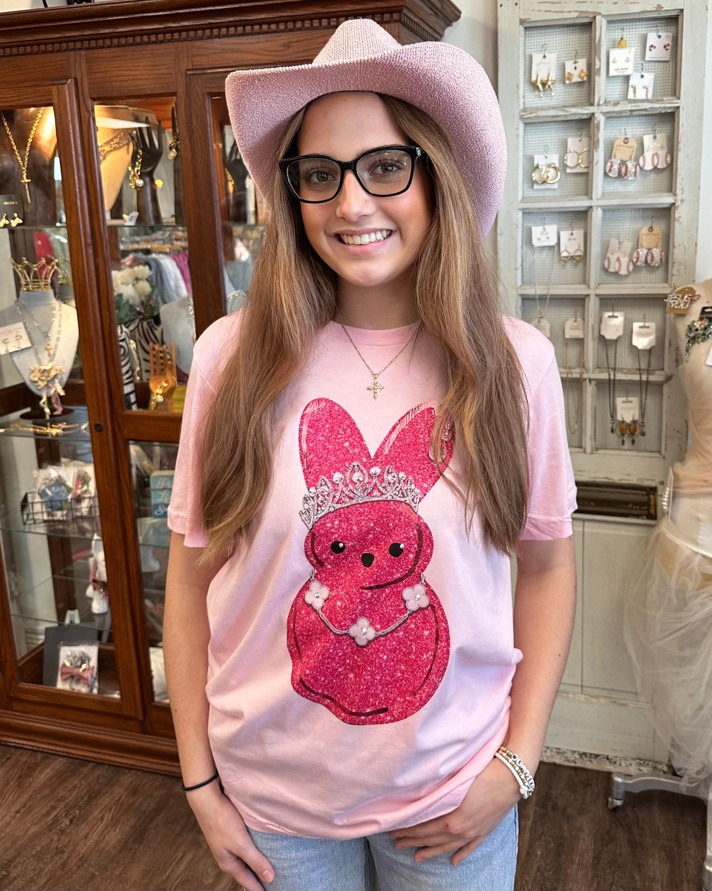 Pink Bling Bunny Peep