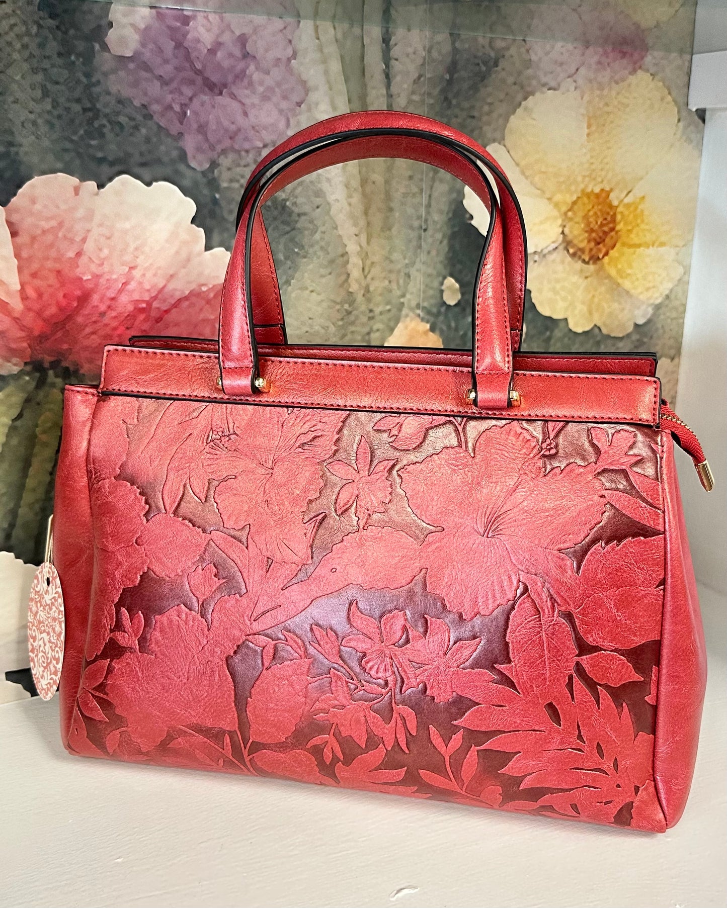 Salome 3D Embossed Satchel