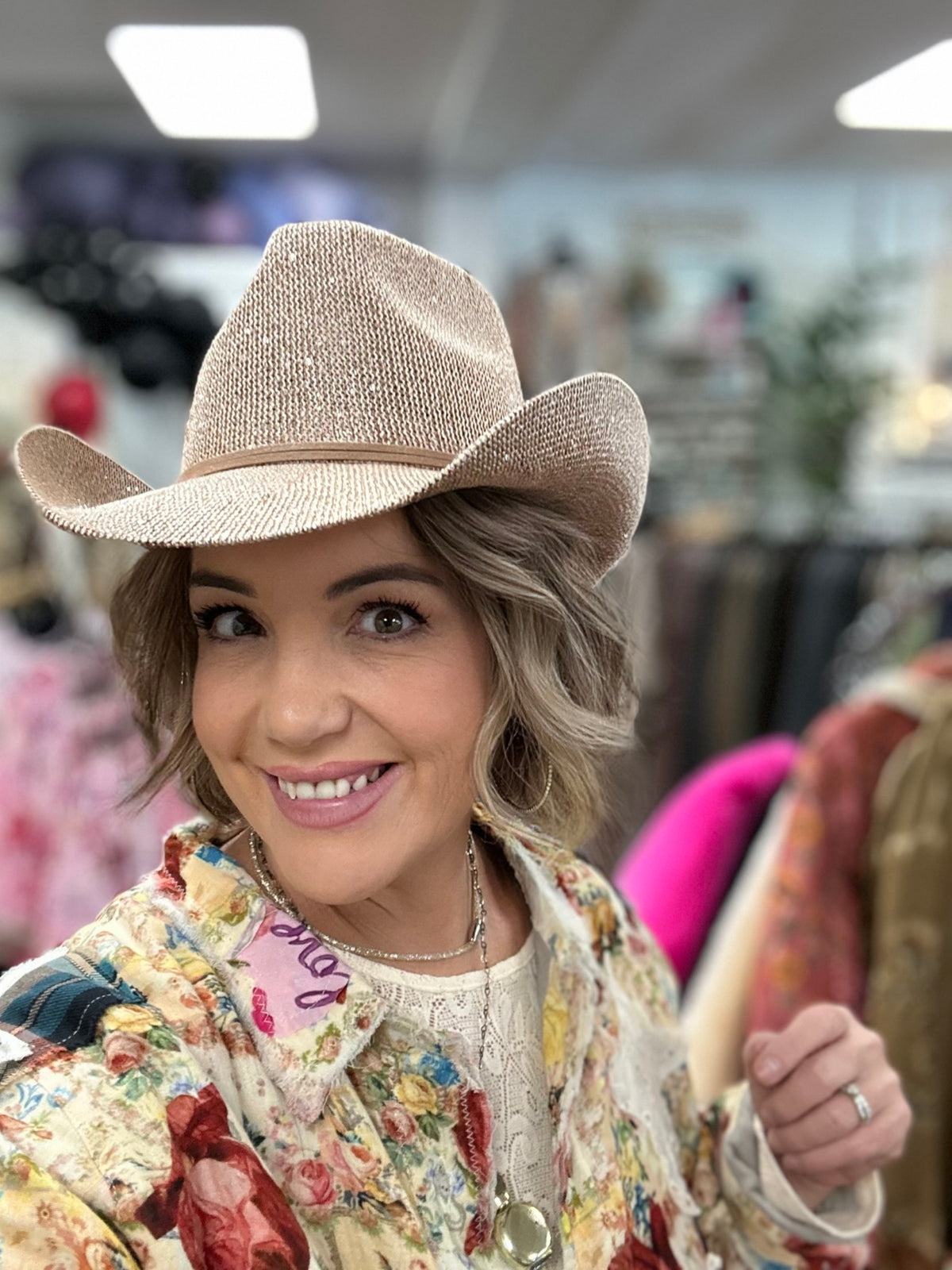 Sequin Cowboy Hats