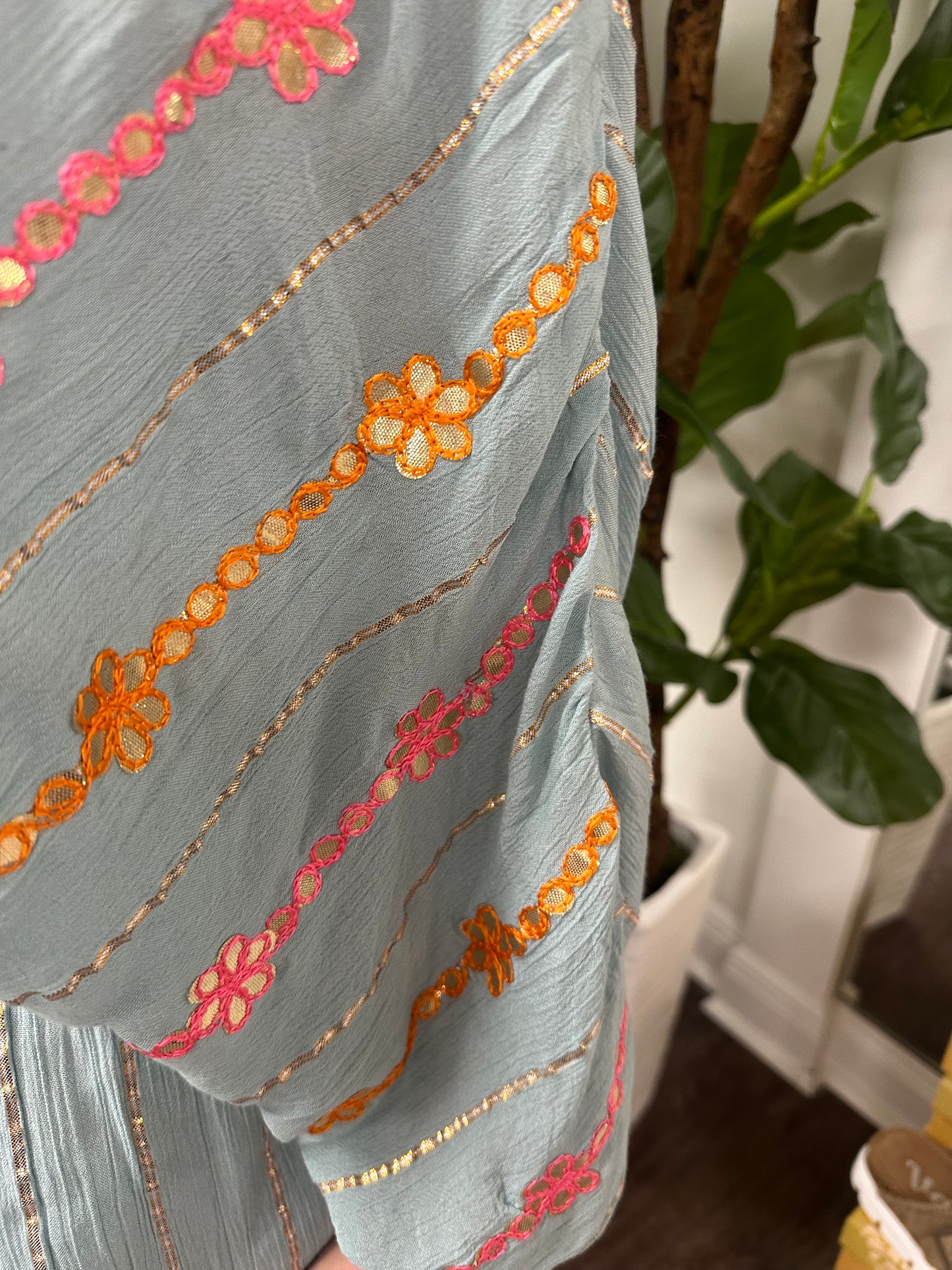 Seafoam V-neck Dress
