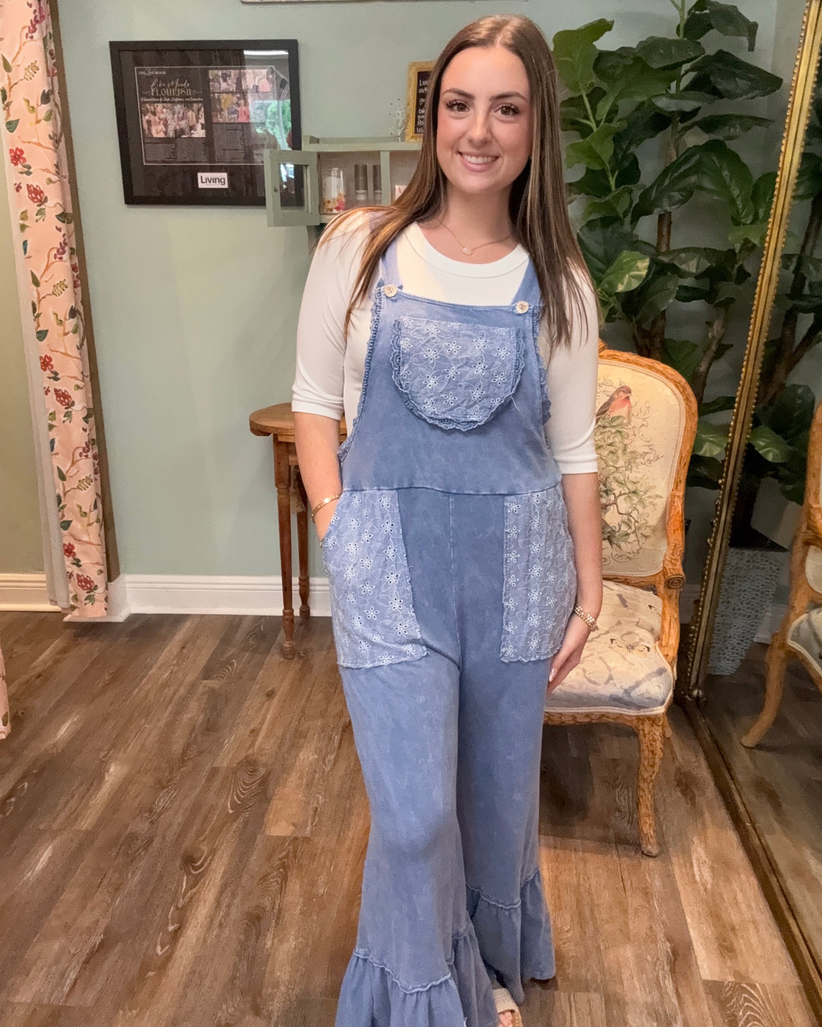 Tea Party Ruffle Jumpsuit