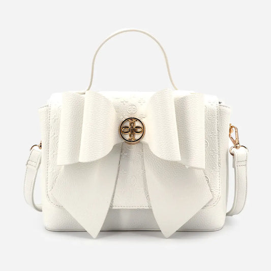 Crossi Bow Embossed Small Crossbody