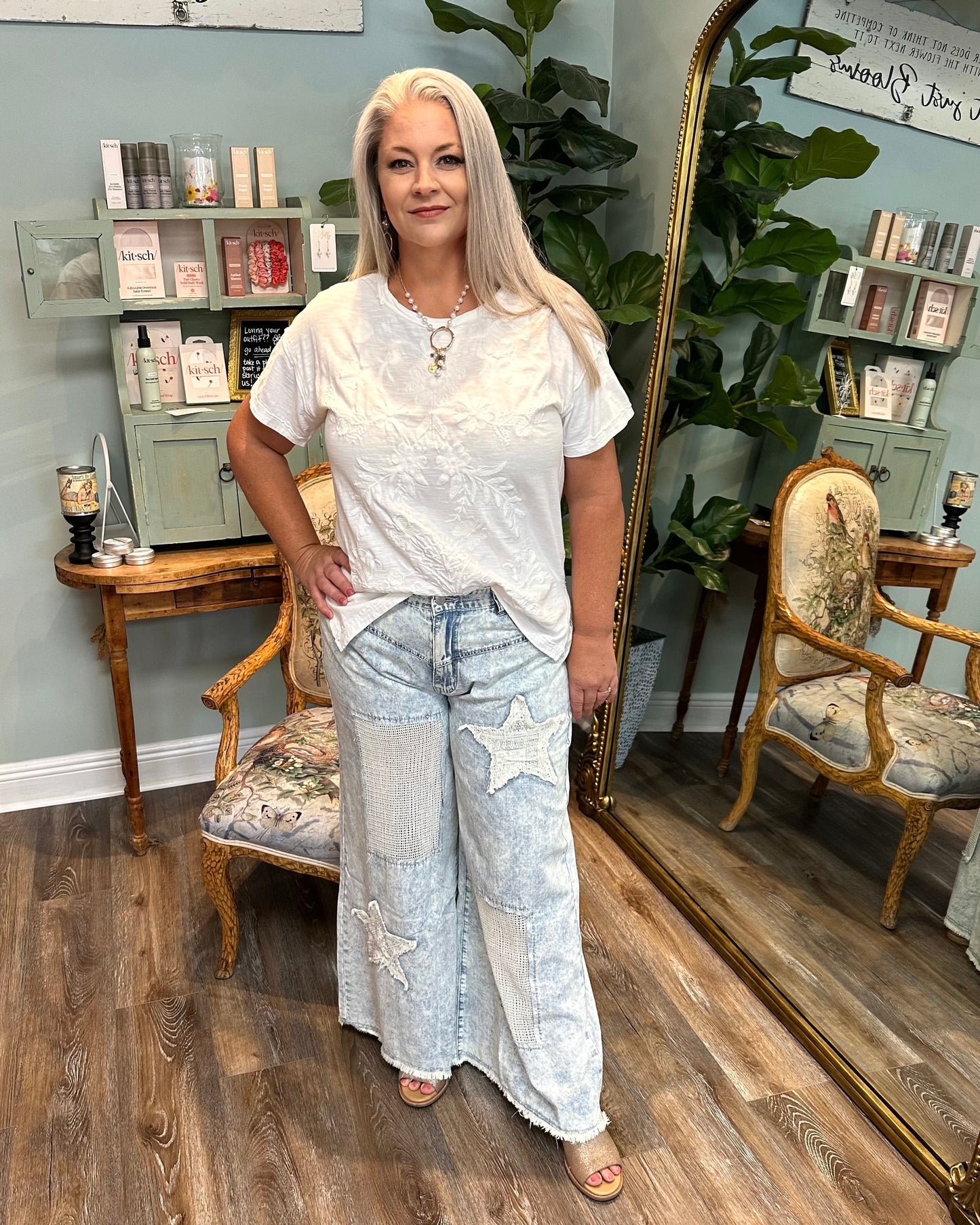 Star Embellished Pant