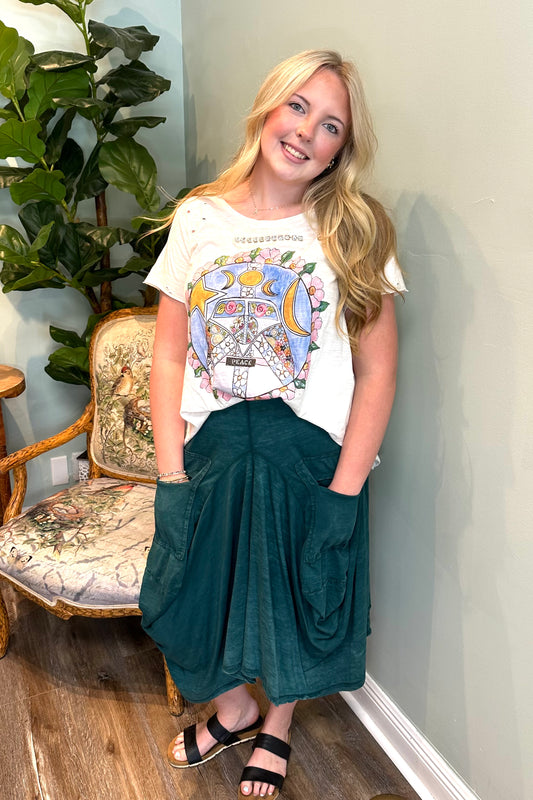 Cotton Bubble Skirt
