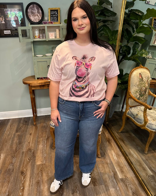 Risen Mid Rise Crop Wide Leg Jeans