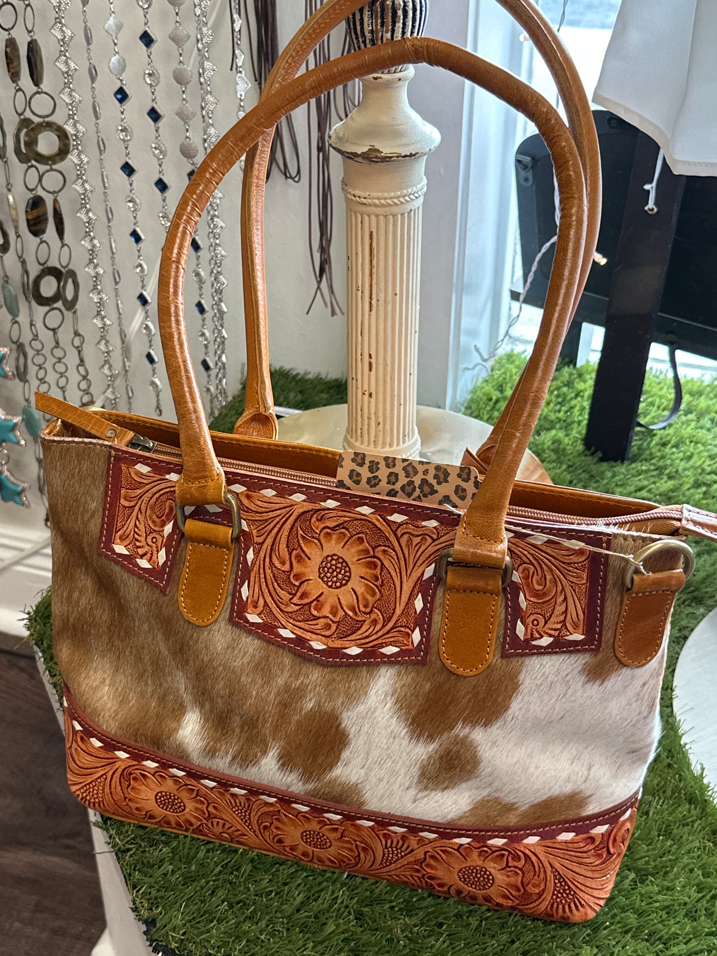 Western Cowhide Handbag