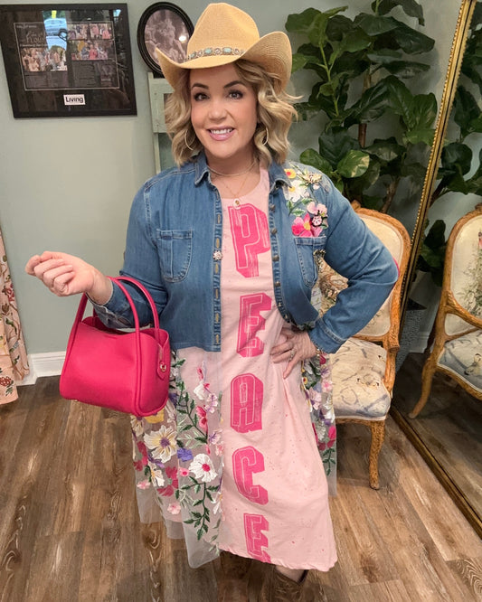 Pink Peace Dress
