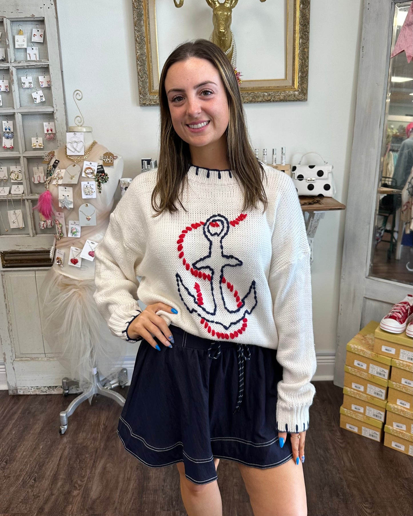 Off White Coastal Sweater