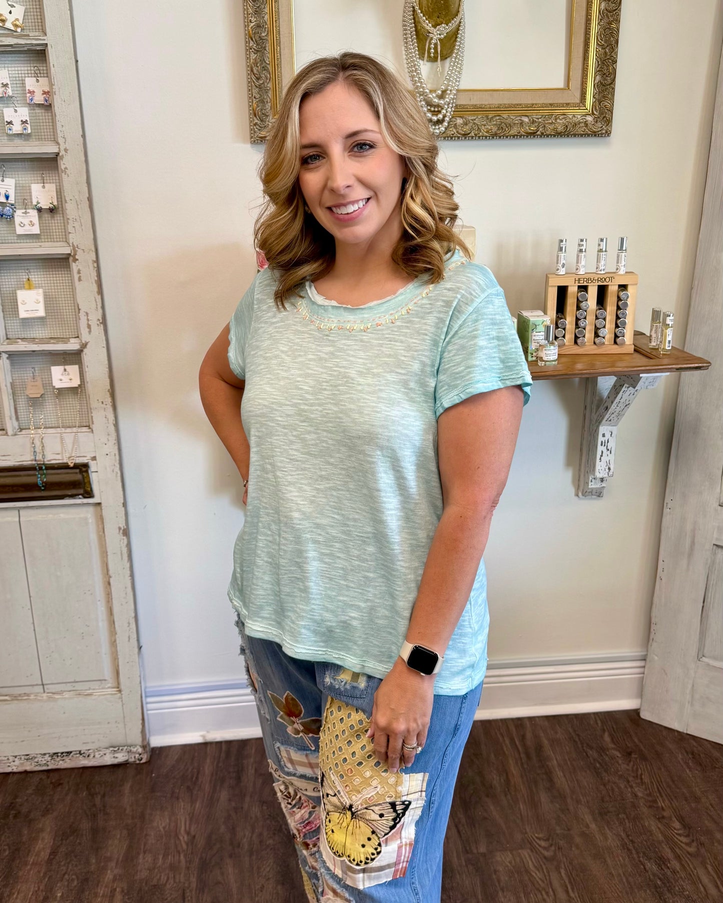 Lightweight SS Knit Top