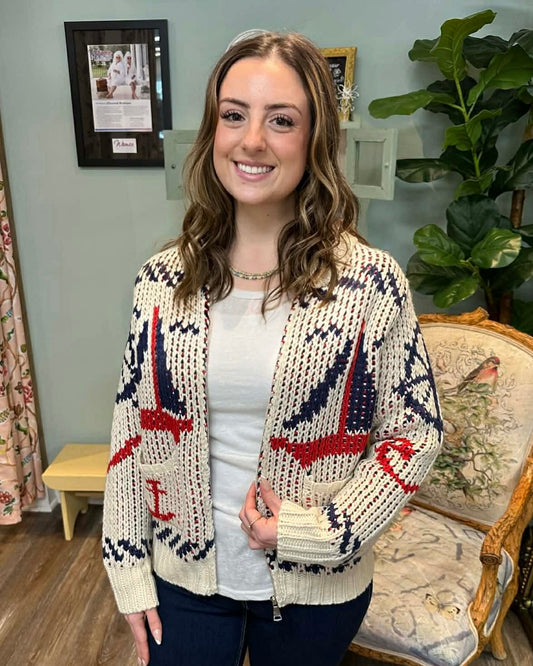 Cream Nautical Sweater