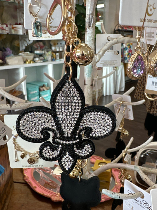 Fleur De Lis Keychain/Bag Charm