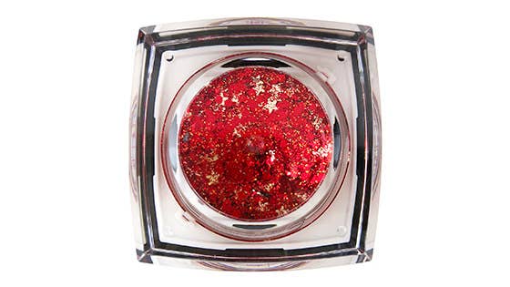 Crimson Kiss Chunky Glitter Gel