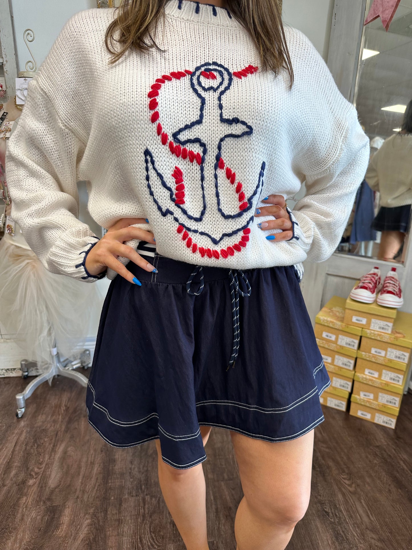 Denim Twill Skirt