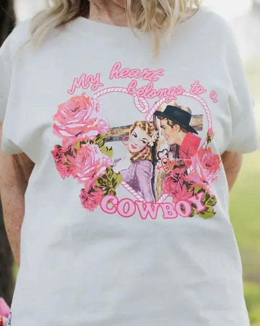 My Heart Cream Tee