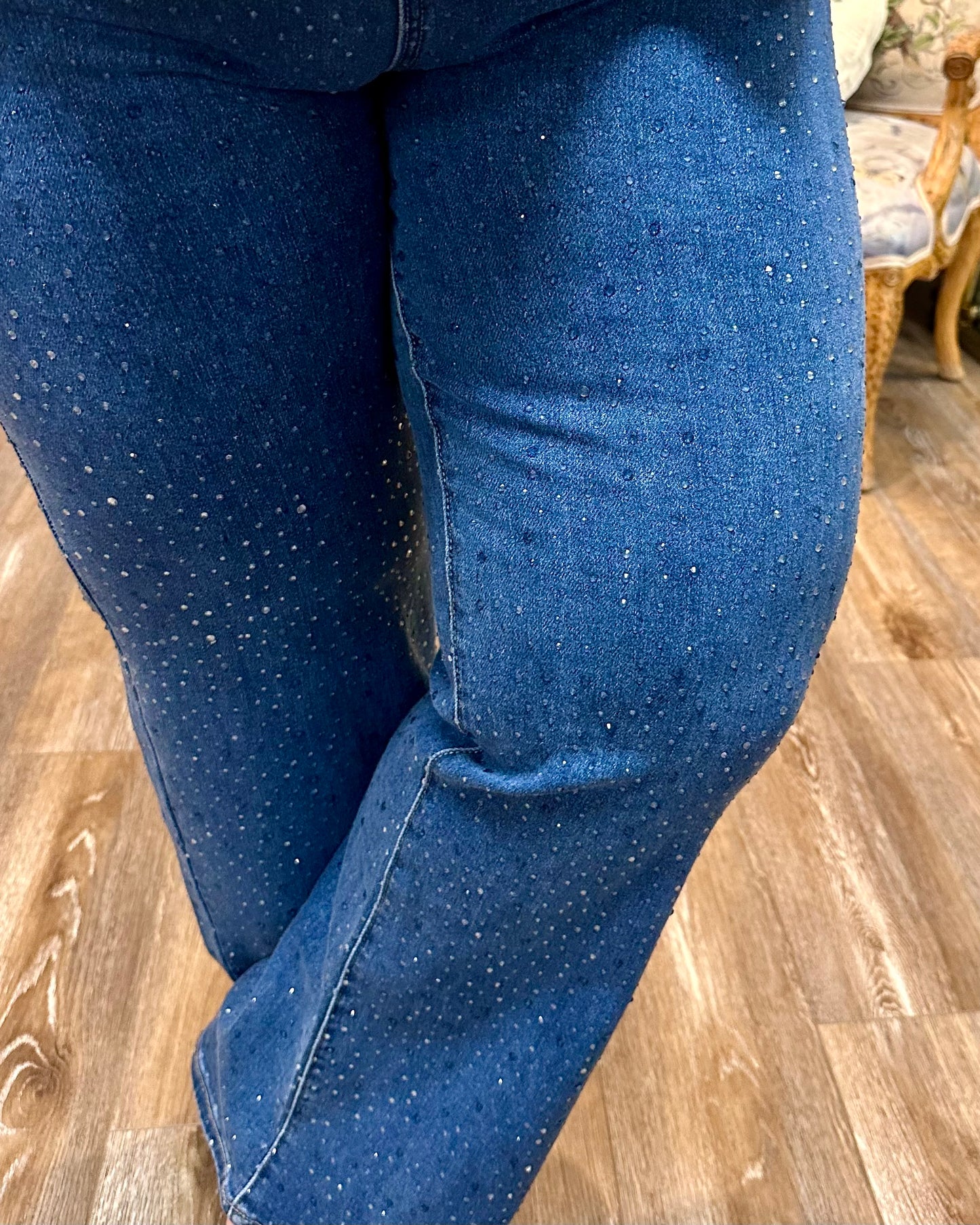 Bedazzled Boot Cut Jeans