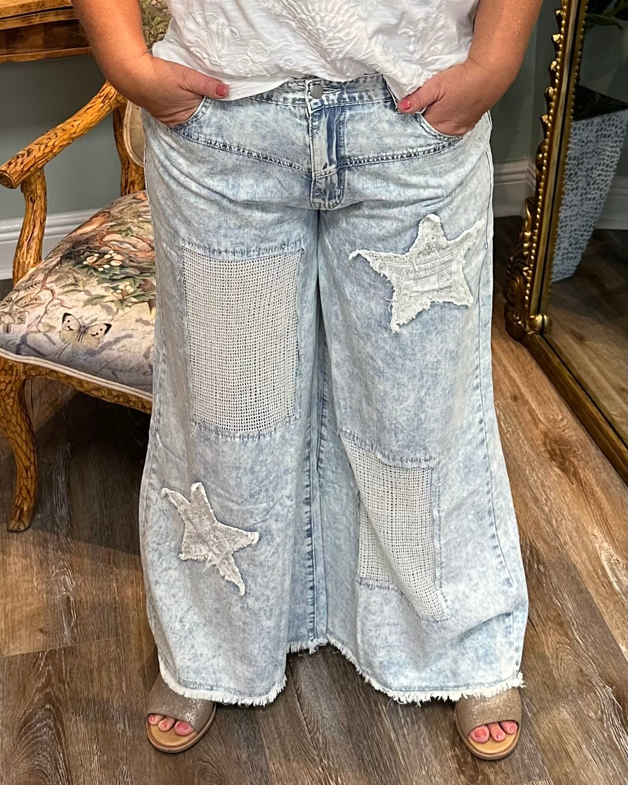 Star Embellished Pant