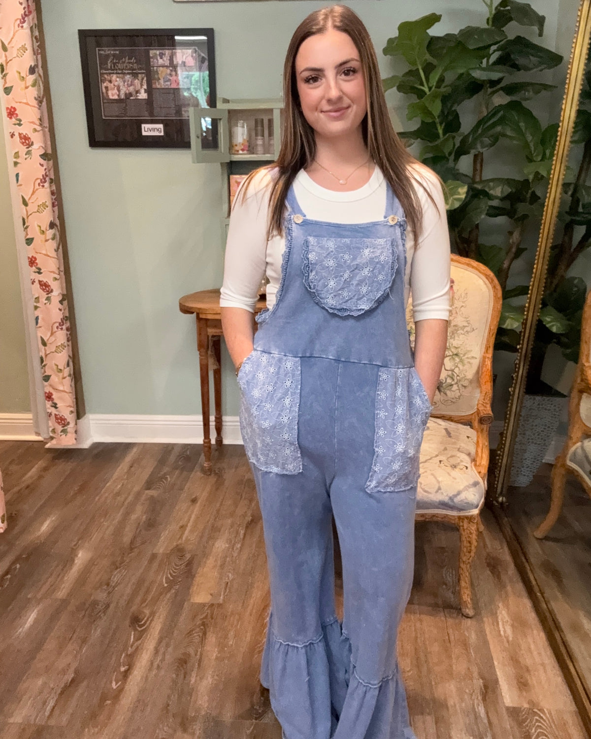 Tea Party Ruffle Jumpsuit