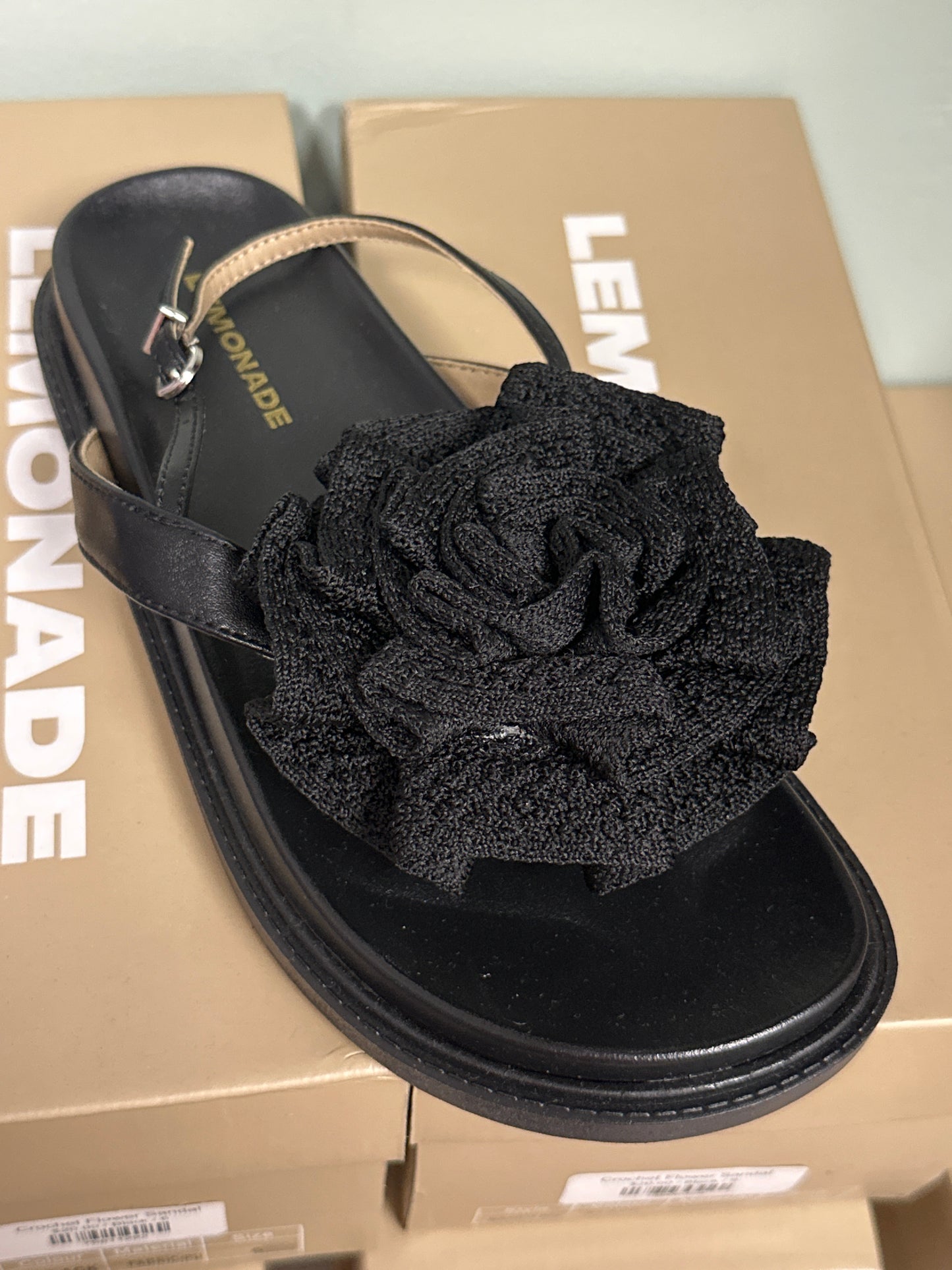 Crochet Flower Sandal