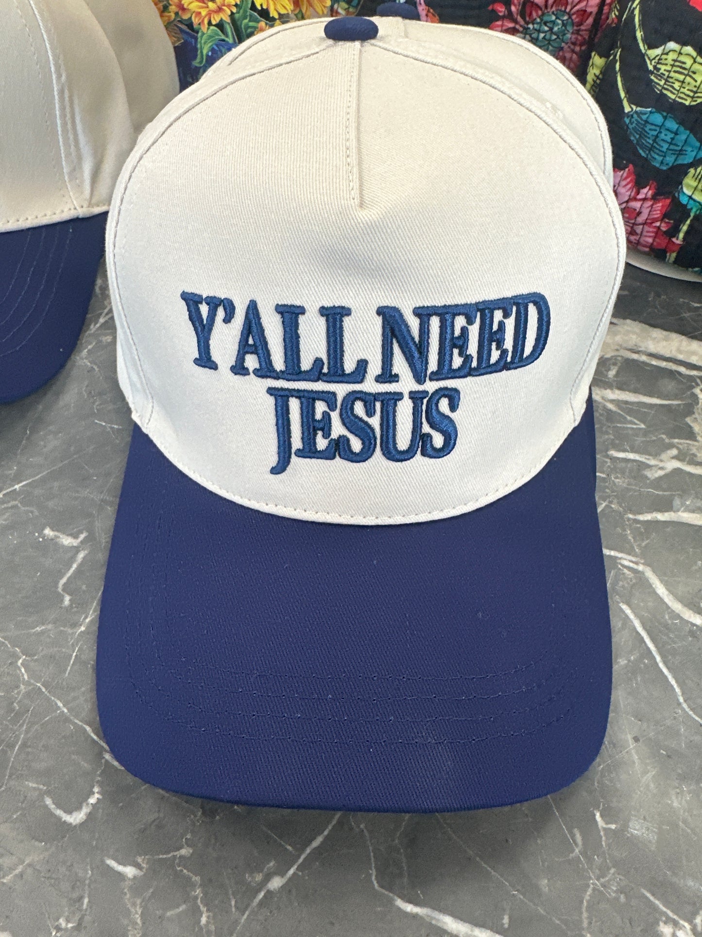 Ya'll Need Jesus Canvas Hat