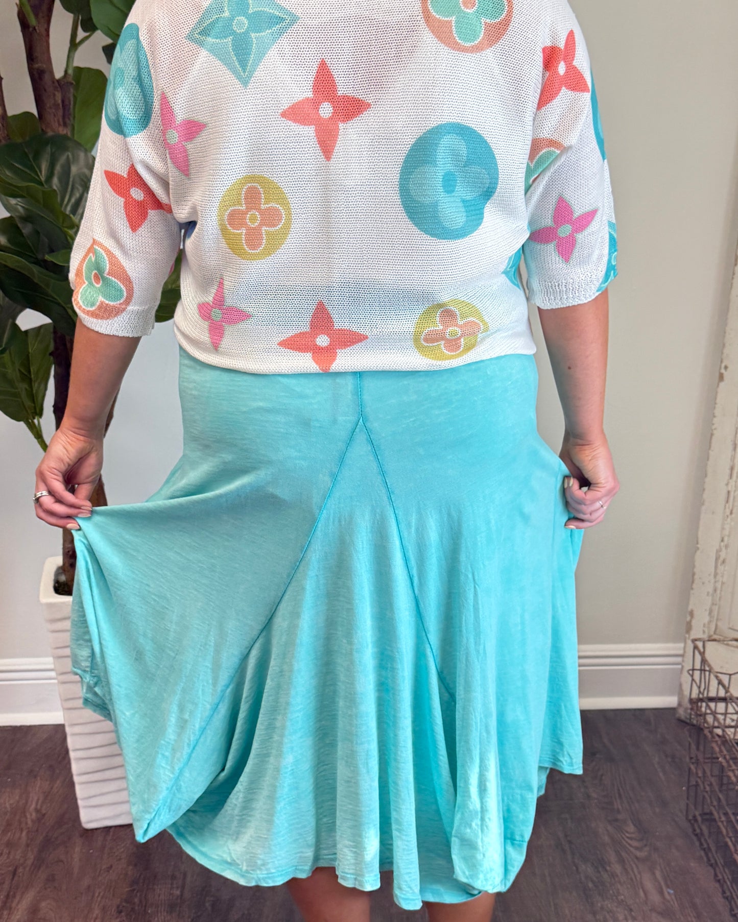 Cotton Bubble Skirt