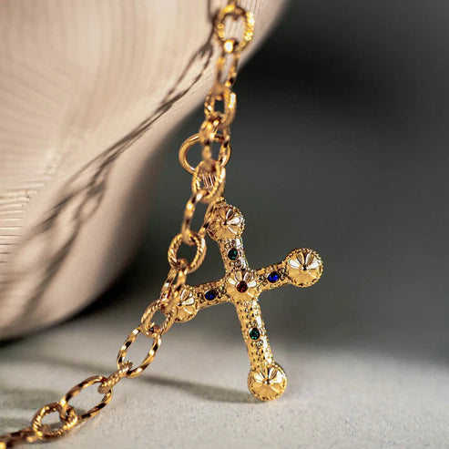 Byzantine Cross Necklace