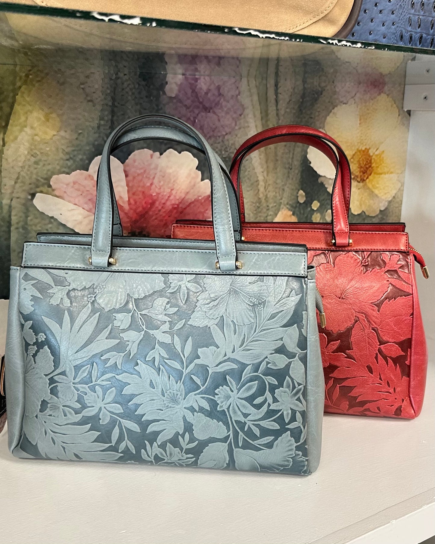 Salome 3D Embossed Satchel