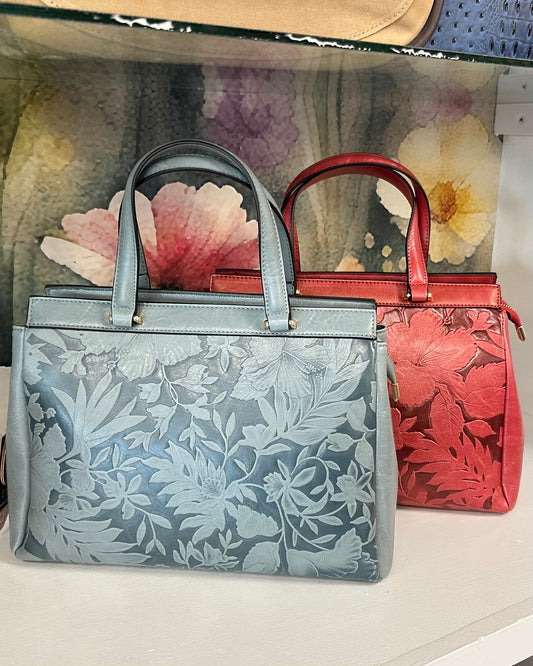 Salome 3D Embossed Satchel