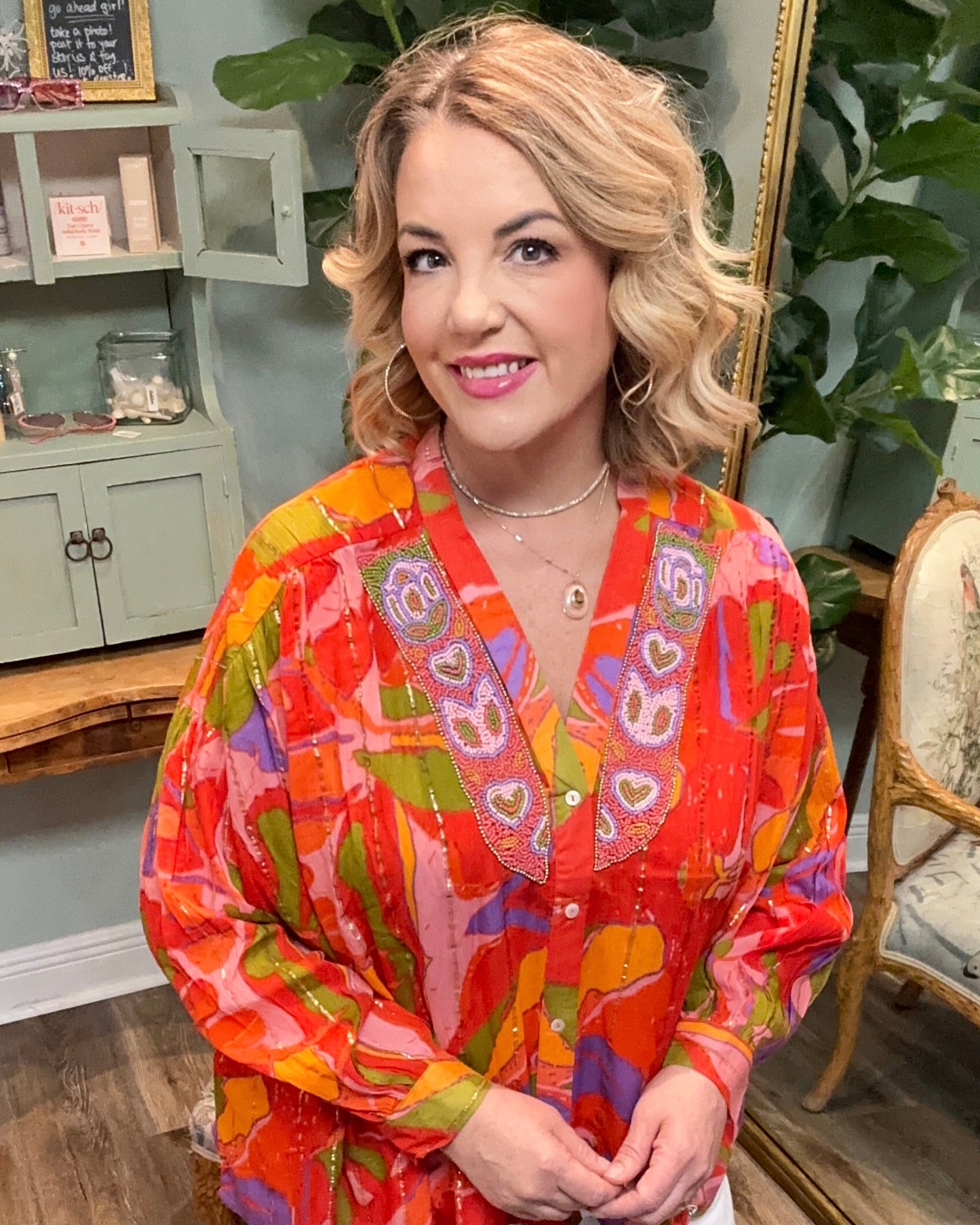 Juliette Multi Color Blouse