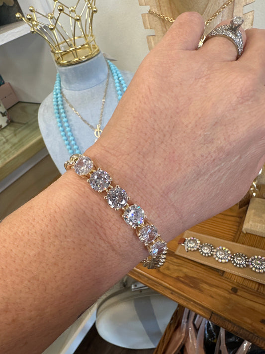 Chunky Rhinestone Bracelet