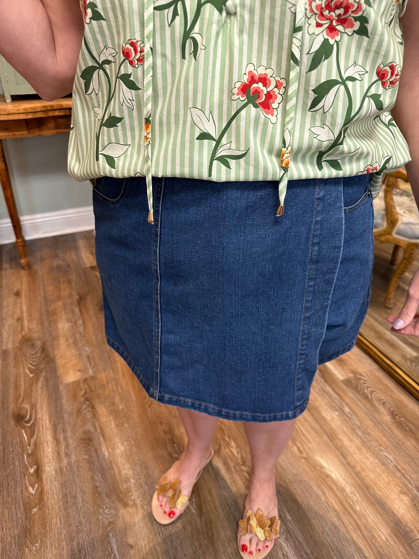 Denim Skort