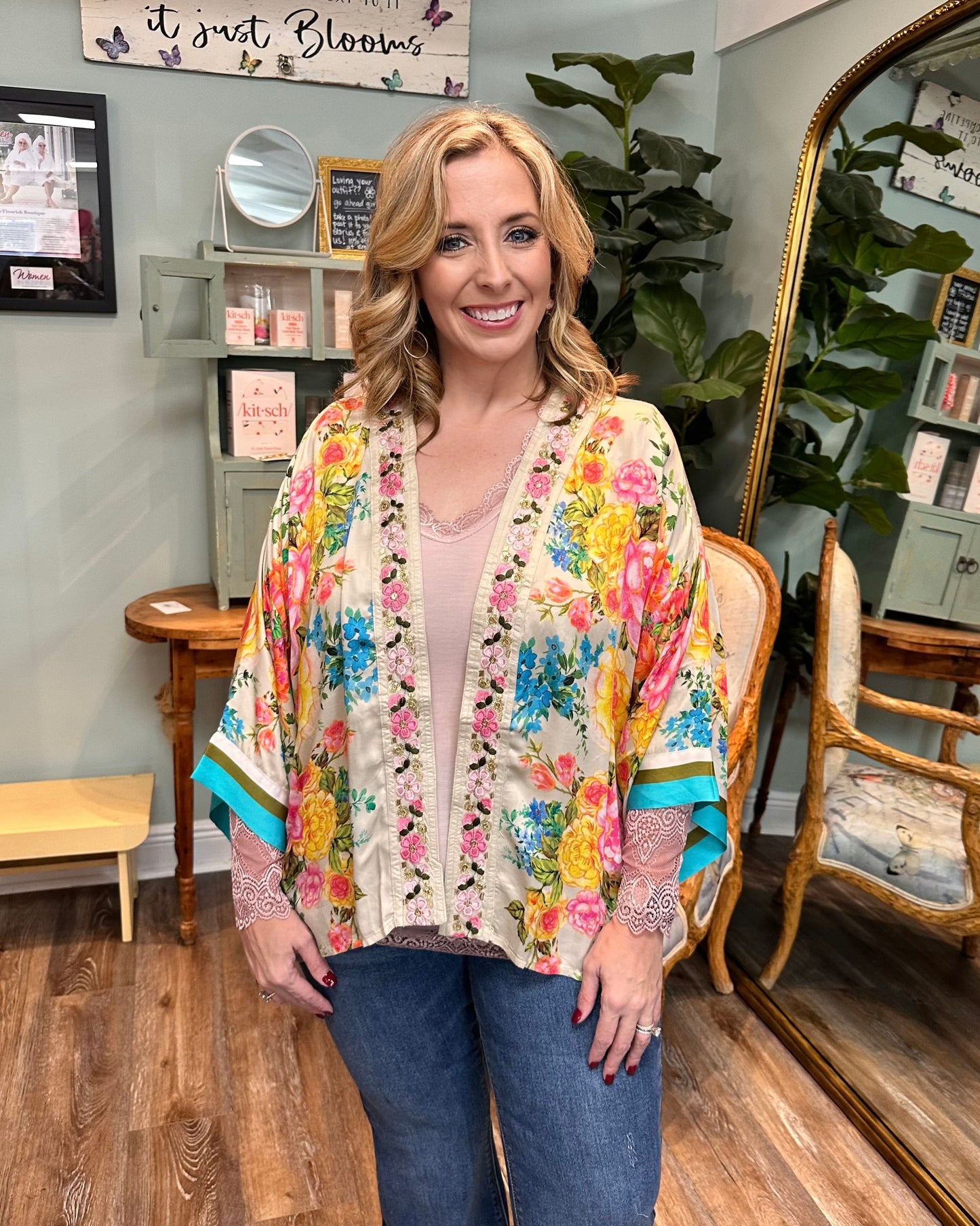 Earth Angel Short Kimono