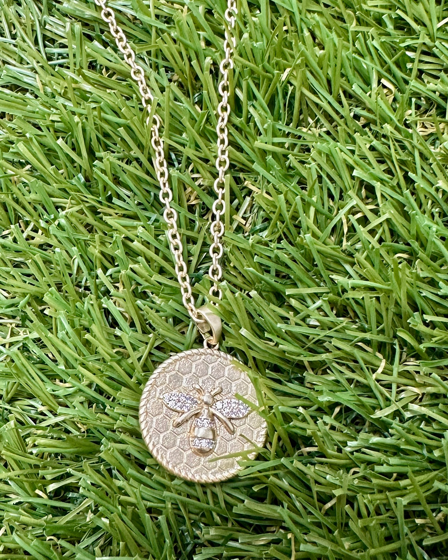 Gold Bee Necklace