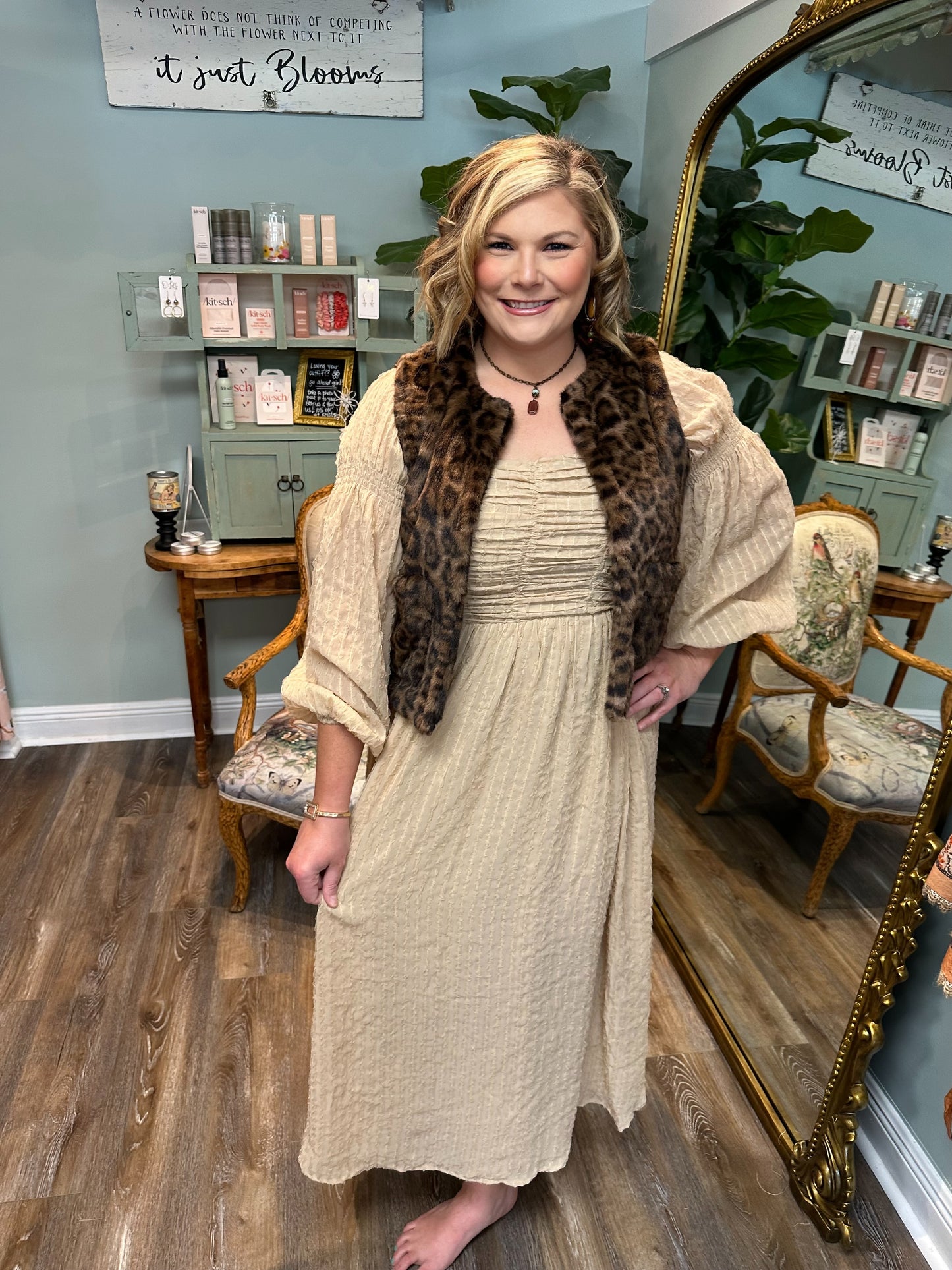 "Lucy" Smocked Maxi Dress