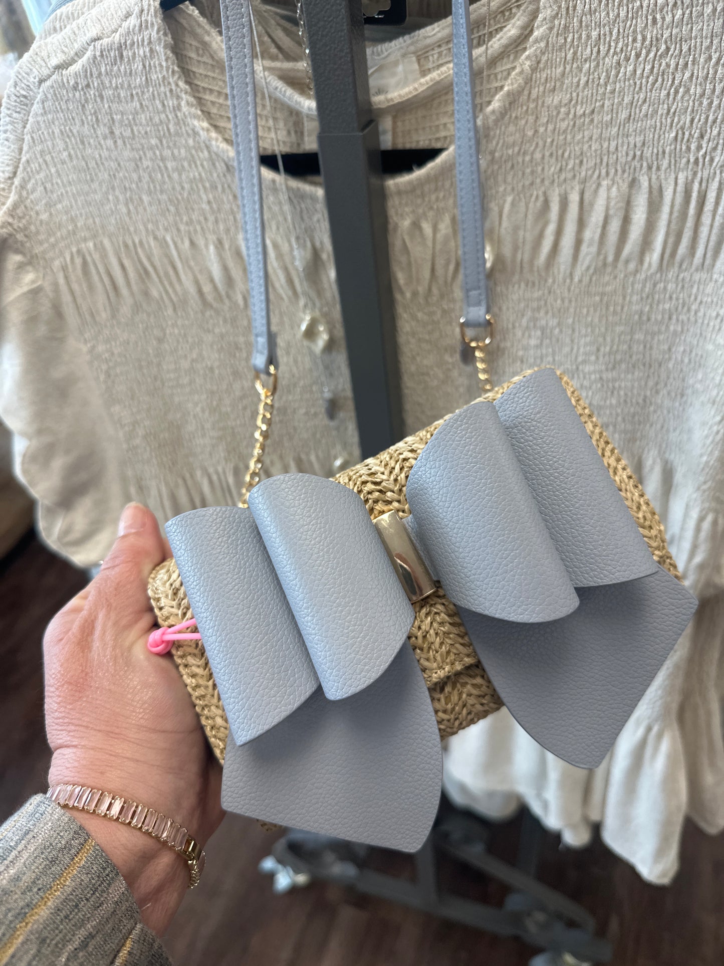 Mini Bonnie Wallet Purse - Denim Blue
