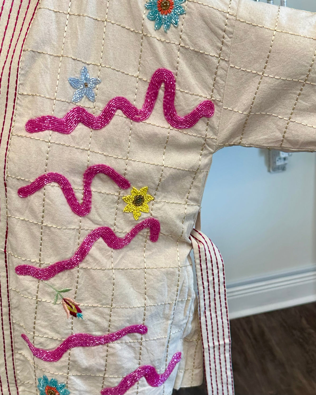 Embellished Cotton Cardigan