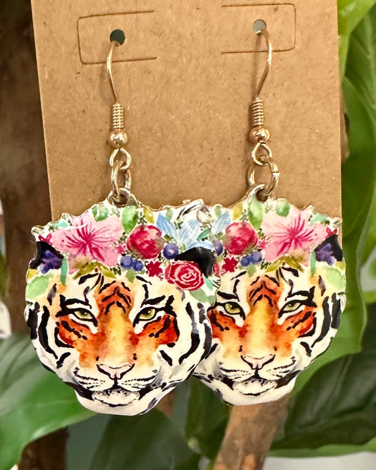 Tiger Earrings
