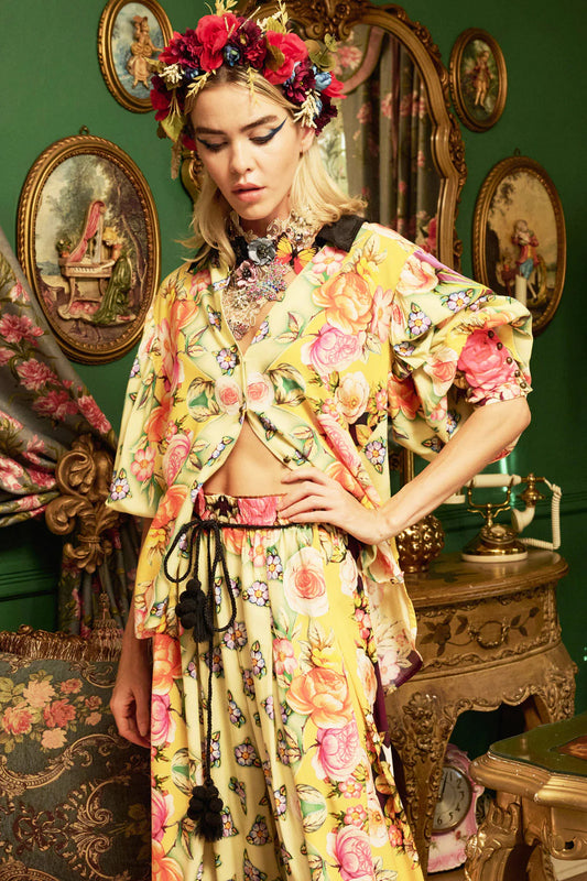 Verena Shirt Golden Floral